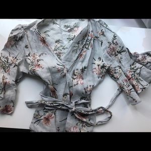 Zara floral top